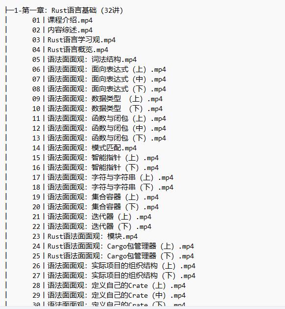 Rust實戰(zhàn) 視頻教程 下載   圖1