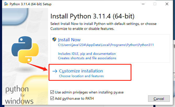 Python語(yǔ)言開發(fā)環(huán)境安裝  圖3