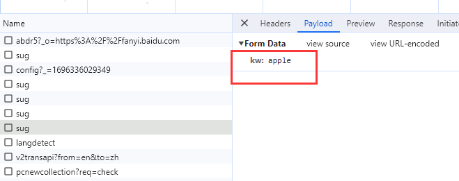 requests之post請求實(shí)例-百度翻譯 圖3