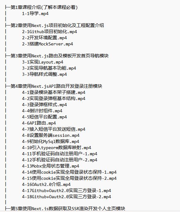Next.js+React+Node系統(tǒng)實(shí)戰(zhàn)SSR服務(wù)器渲 視頻教程 下載 圖1