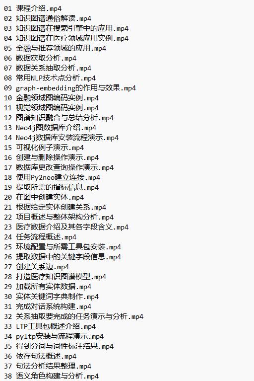 知識圖譜實戰(zhàn)系列Python版 視頻教程 下載 圖1
