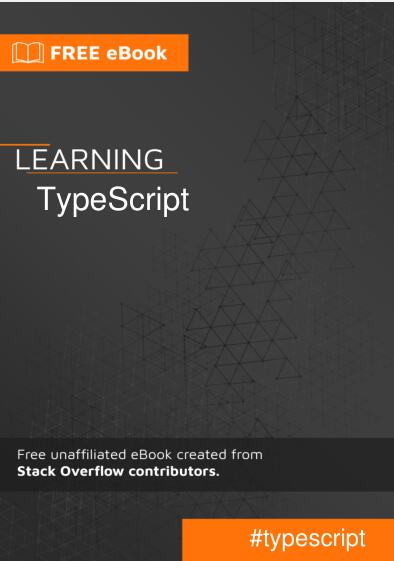 learning typescript PDF 下載 圖1