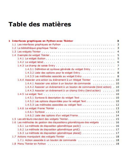 programmation-graphique-python-tkinter PDF 下載 圖1