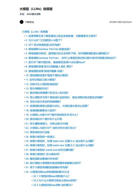 大模型(LLMs)微調面 PDF 下載 圖1