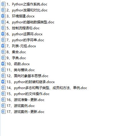 Python 基礎文檔 詳細入門文檔（入門到進階--很全面） 下載 圖1